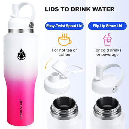 40oz Stainless Steel Water Bottle