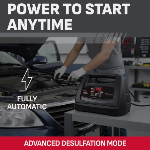 6A Car Battery Charger and 85A Engine Starter