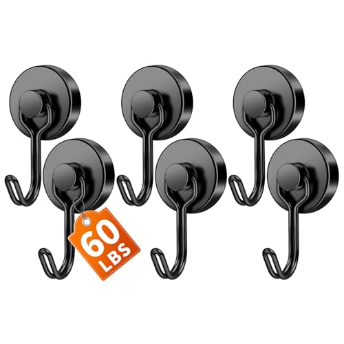 Strong Magnetic Hooks (6 Count)