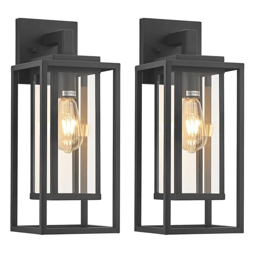 18" Outdoor Wall Light Fixtures Waterproofed Exterior Lantern W (2 Count)