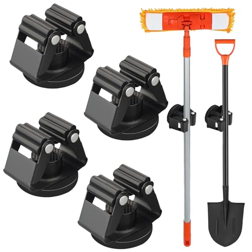 Magnetic Broom Holder (4 Count)