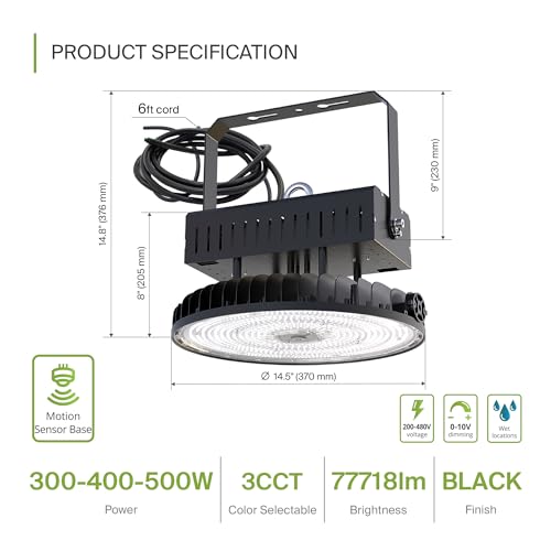 500W LED High Bay UFO Light
