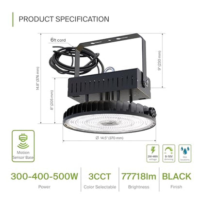 500W LED High Bay UFO Light