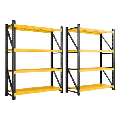 Set of 2 48" Wide Heavy Duty Garage Shelving Units