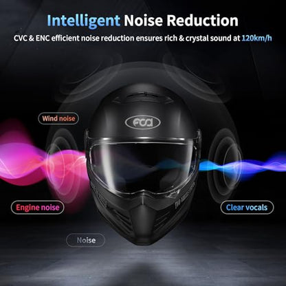 FX S Motorcycle Bluetooth Headset V5.4