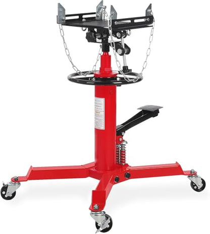 Transmission Jack with 2 Stage Hydraulic Ram