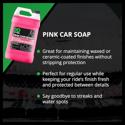 Pink Car Wash Soap (128 Fl Oz)
