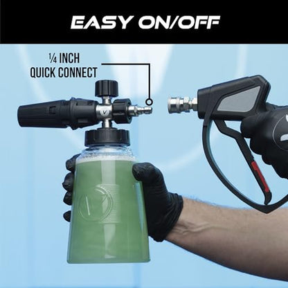 Foam Cannon for Pressure Washer with 1