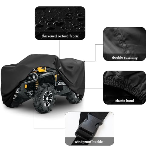 ATV Cover 210D Oxford Fabric Protection Against Water