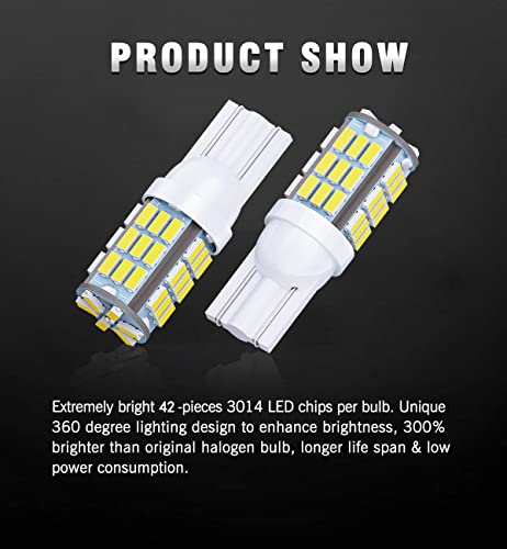 T10 921 194 168 175 LED Bulbs White 20 (20 Count)