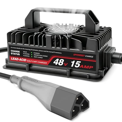 48V 15A Golf Cart Charger for EZGO RXV & TXT