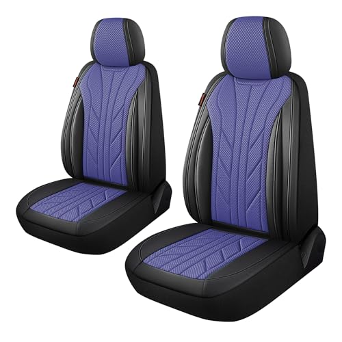 Breathable Cloth Fabric Car Seat Covers 2 Front Seats (2 Count)