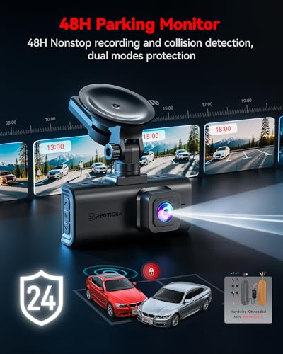 4K STARVIS 2 Dashcam Front Rear