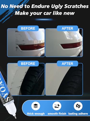 Super White 040 Touch Up Paint Fit for Toyota Auto Touch up Paint Scratch Repair Automotive Scratch Remover 2 in 1 Super White 040