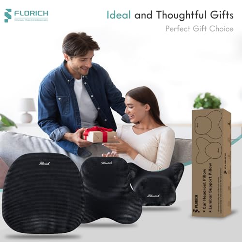 Car Seat Cushion and Lumbar Support Pillow for Office Chair Car