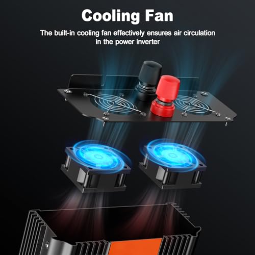 3000W Power Inverter 12V DC to 110V