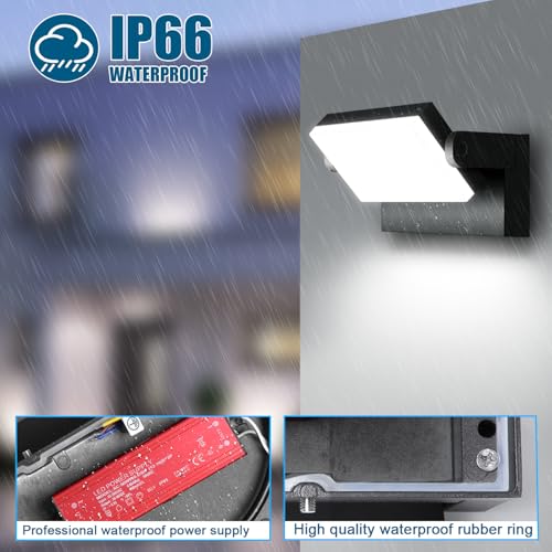 40W 8 Pack LED Outdoor Wall Light (8 Count)