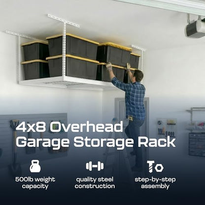 MonsterRax 4x8 Overhead Garage Storage Rack