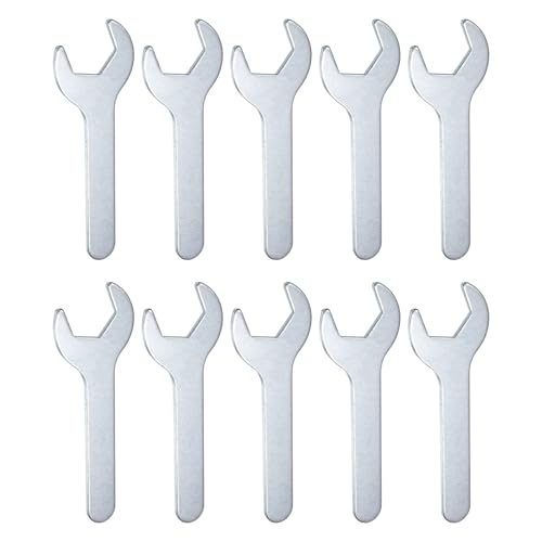 10pcs Small Wrench 25x126x2.8mm Metric U (10 Count)