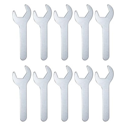10pcs Small Wrench 25x126x2.8mm Metric U (10 Count)