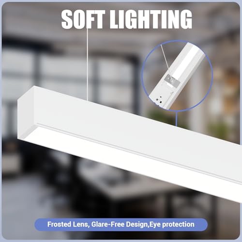 Whtie 1 Pack 4FT LED Linear Lights 50