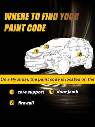 A5G) Amazon Gray Touch Up Paint Compatible with Hyundai, Exact Match Car Paint Pen Automotive Scratch Repair Remover Kit Quick & Easy Solution for Vehicle Chips and Nicks
