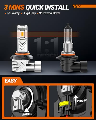 H10 Yellow LED Fog Light Bulb (2 Count)