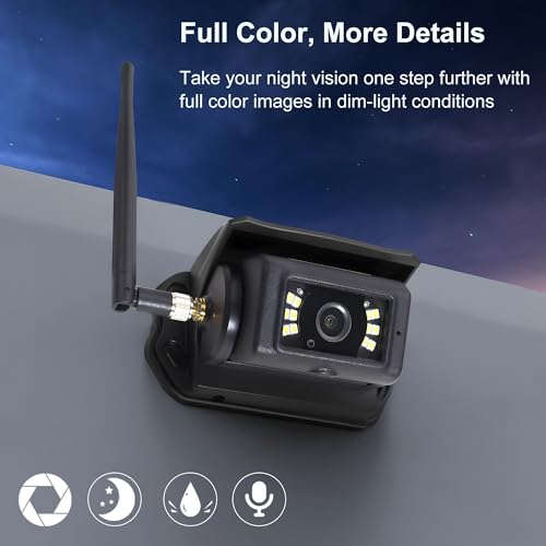 Byte Tango BT6 Touch RV Backup Camera Wireless 2.4G Digita FHD 1080P DVR Rearview and 5.5" Touch Screen Monitor System for RV