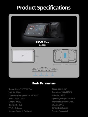 AIO 5 Play for BMW Motorcycles