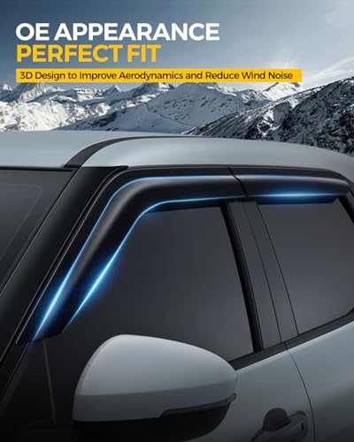 Rain Guards for Car Windows (4 Count)