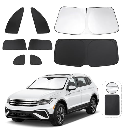 8PCS Window Shades for Volkswagen VW Tiguan 2018 (8 Count)