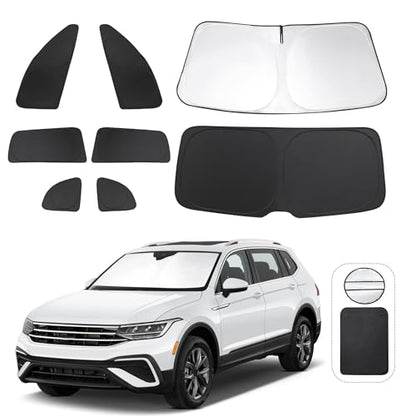 8PCS Window Shades for Volkswagen VW Tiguan 2018 (8 Count)