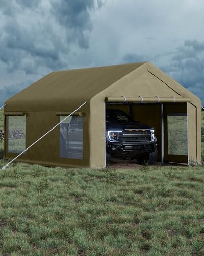 13x20 ft Carport with 8 Sandbags