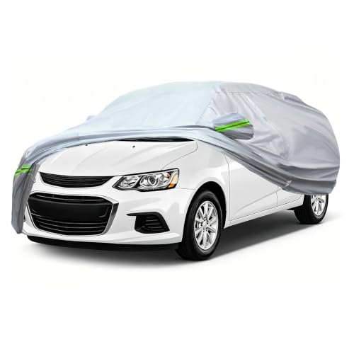 6 Layers Premium Sedan Car Cover Waterproof All Weather Weatherproof UV Sun Protection Snow Dust Storm Resistant Outdoor Exterior Custom Form