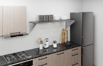 18 in. x 60 in. NSF Stainless Steel Tubular Wall Shelf