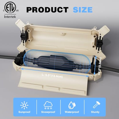 Outdoor Extension Cord Cover (3 Count)