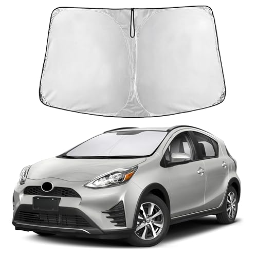 Windshield Sun Shade Compatible for Toyota Prius C 2012