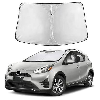 Windshield Sun Shade Compatible for Toyota Prius C 2012