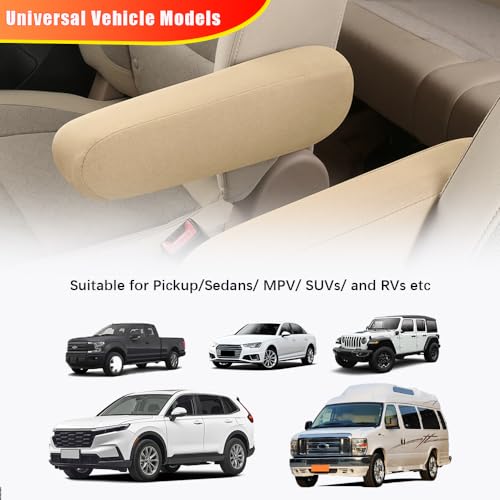2PC Car Front Seat Armrest Covers