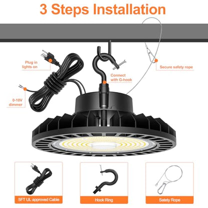 3Pack LED High Bay Lights (3 Count)