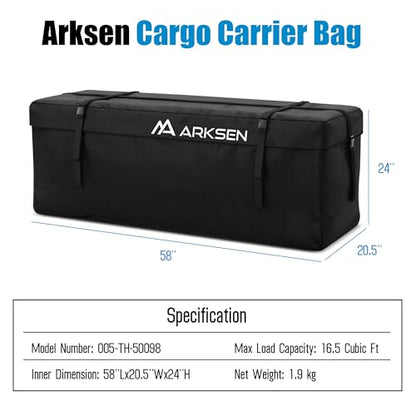 600D PVC Waterproof Roof Cargo Bag with Lock