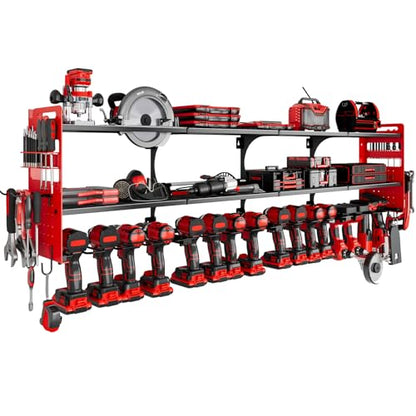 64" Garage Power Tool Wall Organizer