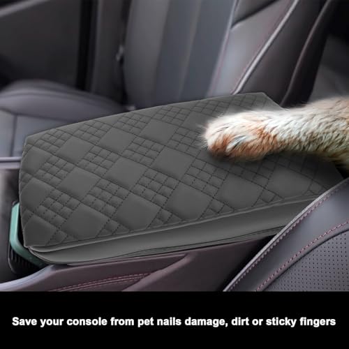 for 2025 Jeep Wagoneer S Armrest Cover Pad for 2025 Jeep Wagoneer S Accessories 2025 Wagoneer S Center Console Cover 2025 Wagoneer S Middle Console Cover Cushion