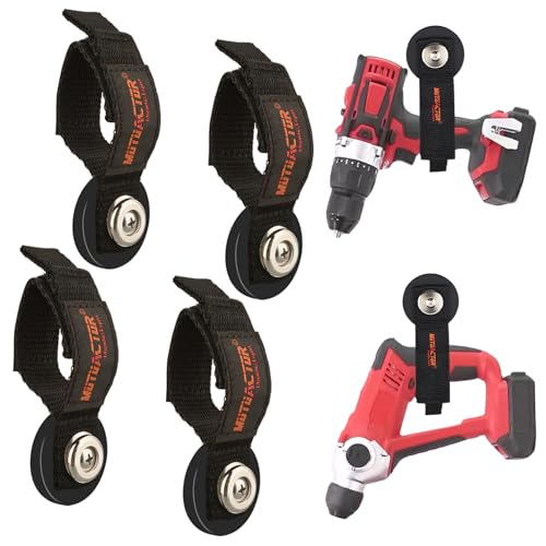 Strong Magnetic Hooks with Storage Straps (4 Count)