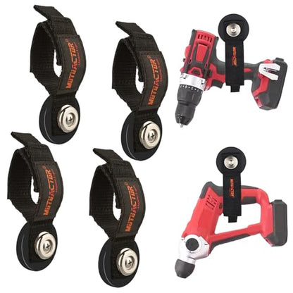 Strong Magnetic Hooks with Storage Straps (4 Count)