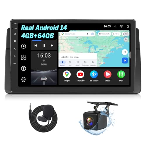 e46X7A 9" Headunit Car Stereo for BMW E46 3 Series 4+64GB