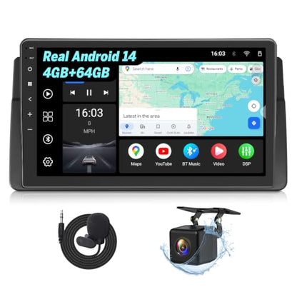 e46X7A 9" Headunit Car Stereo for BMW E46 3 Series 4+64GB