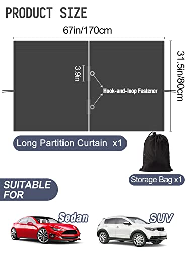 Car Divider Curtain (2 Count)