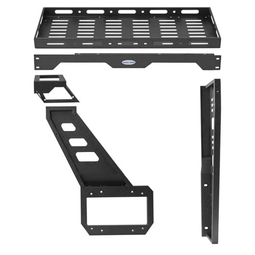 JL Tailgate Spare Tire Cargo Basket Rack for 2018