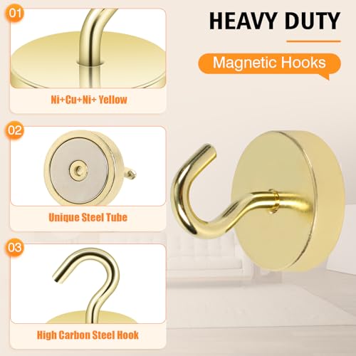 Magnetic Hooks Steel Tube Design for Cruise (10 Count)